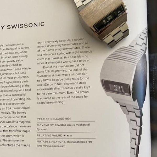 Montre Digitale JAZ/Mido Driver Swissonic LED Rouge 1975/1976 - Ultra Rare Occasion