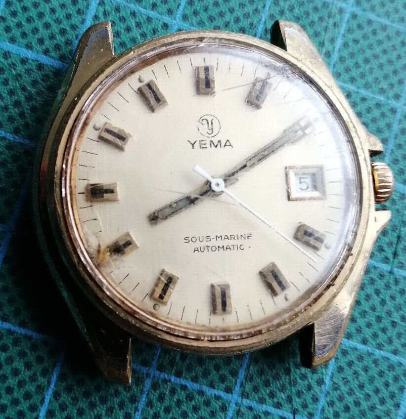 YEMA Sous Marine Automatic montre Vintage automatique fonctionne