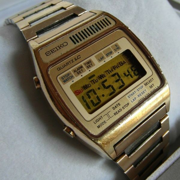Vintage seiko quartz lc alarm chronograph a1594039g WatchCharts