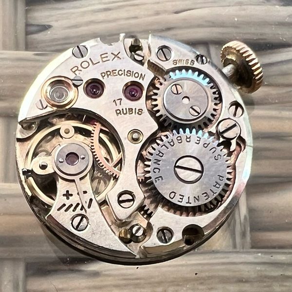 Montre REGLEX Ancienne – Mécanique Manuelle, Boîtier Acier, Cadran Marron – Pour Femme