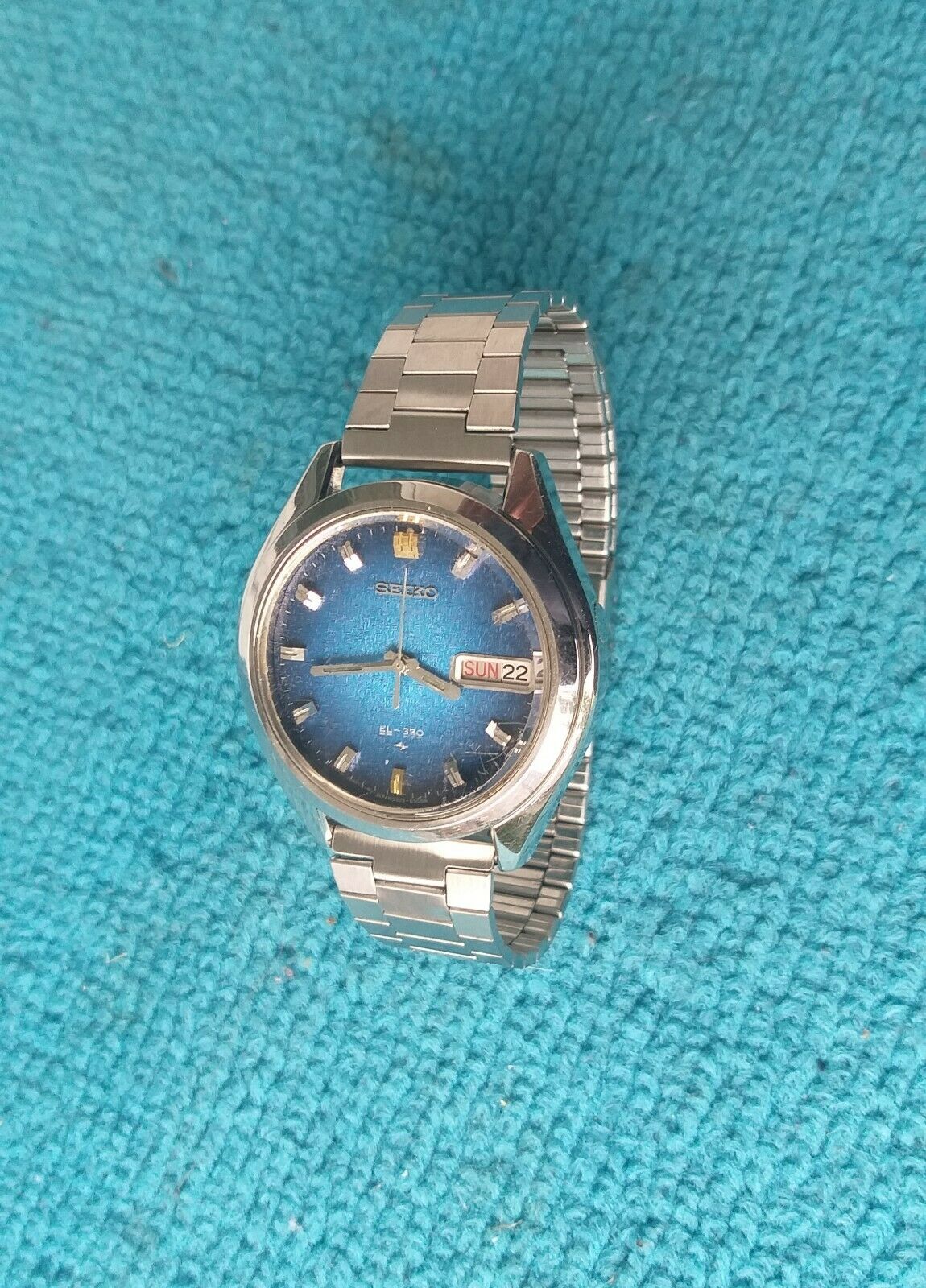 VINTAGE SEIKO ELECTRONIC EL-330 REF. 3303-8110 JAPAN WATCH (NEED
