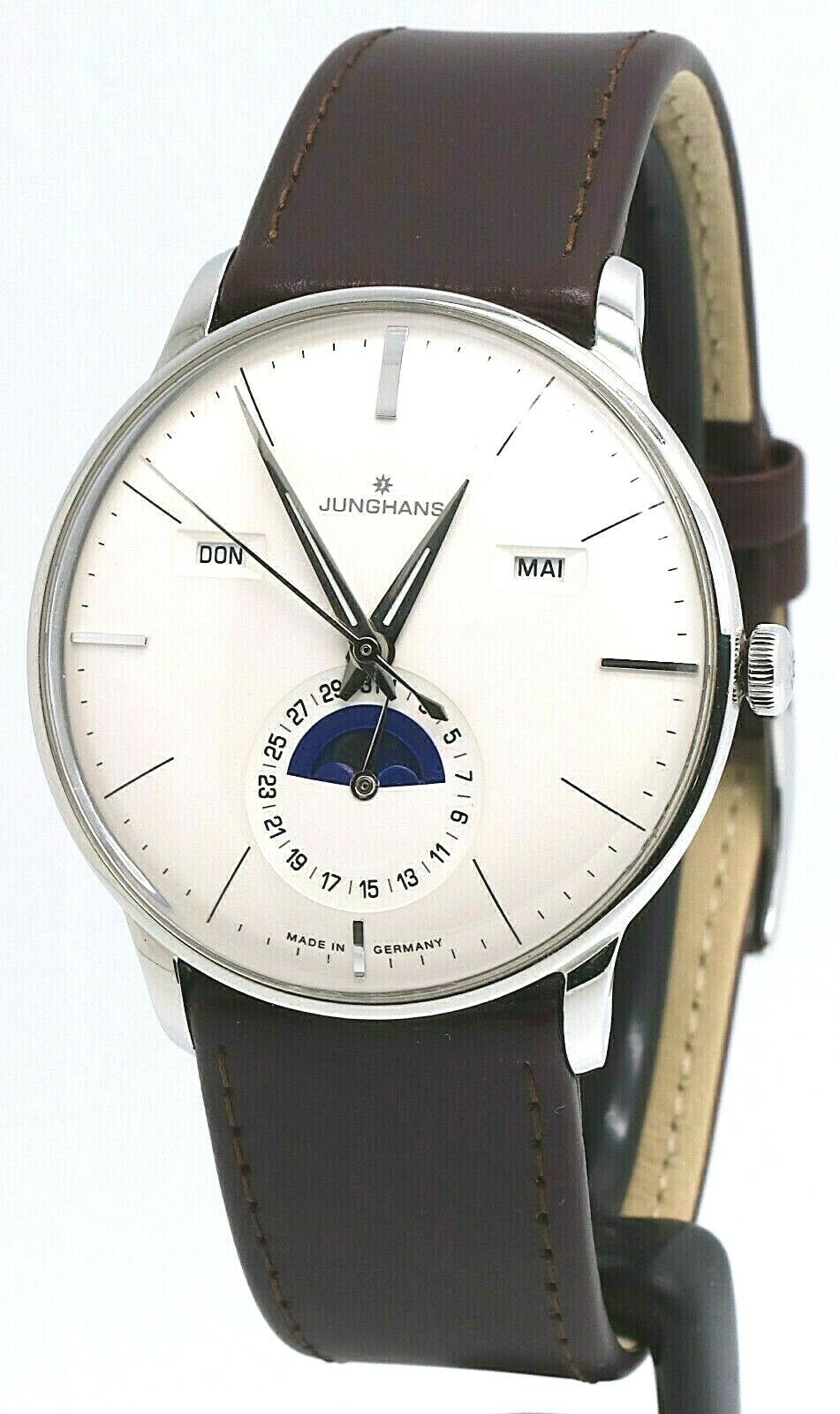 JUNGHANS Meister Calendar 27 4200 Automatic Day Date Moon Phase