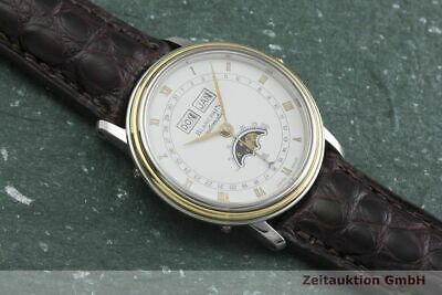 Blancpain Villeret Stahl Gold Automatik Herrenuhr Mondphase Kal