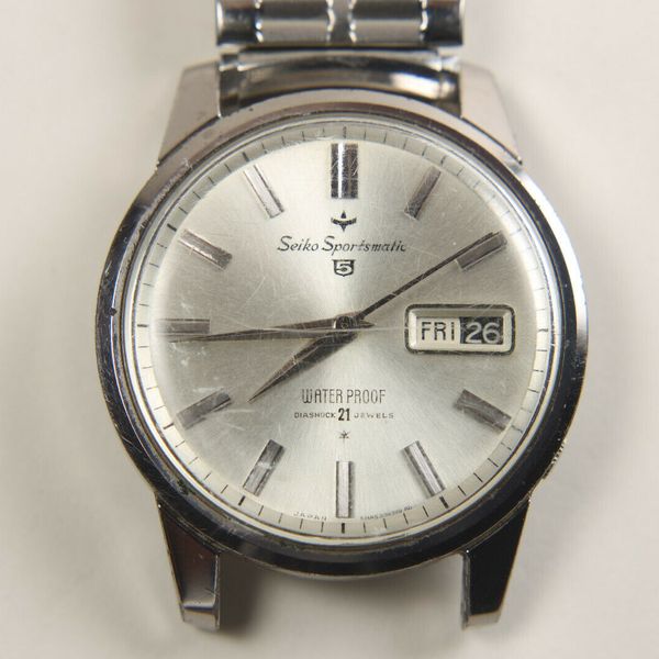 1960's Vintage SEIKO Sportsmatic 5, Diashock 21 Jewel, day/date, men's  watch | WatchCharts