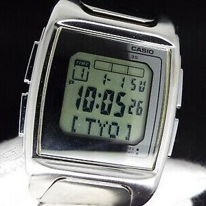 VINTAGE CASIO DIGITAL WATCH MEZA 1828 ME-110 DATABANK DATA MEMORY