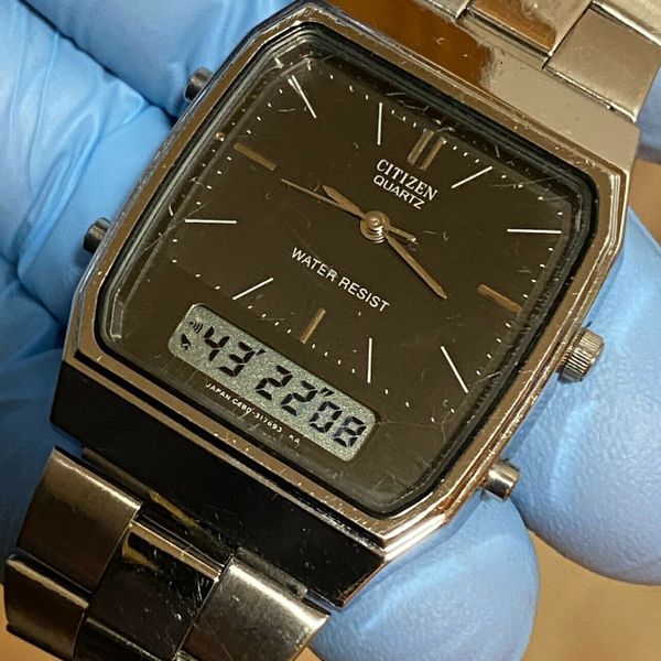 Vintage Citizen C480-313844 KA Digital - Analog watch Vintage Citizen C480-313844 KA Digital - Analog watch