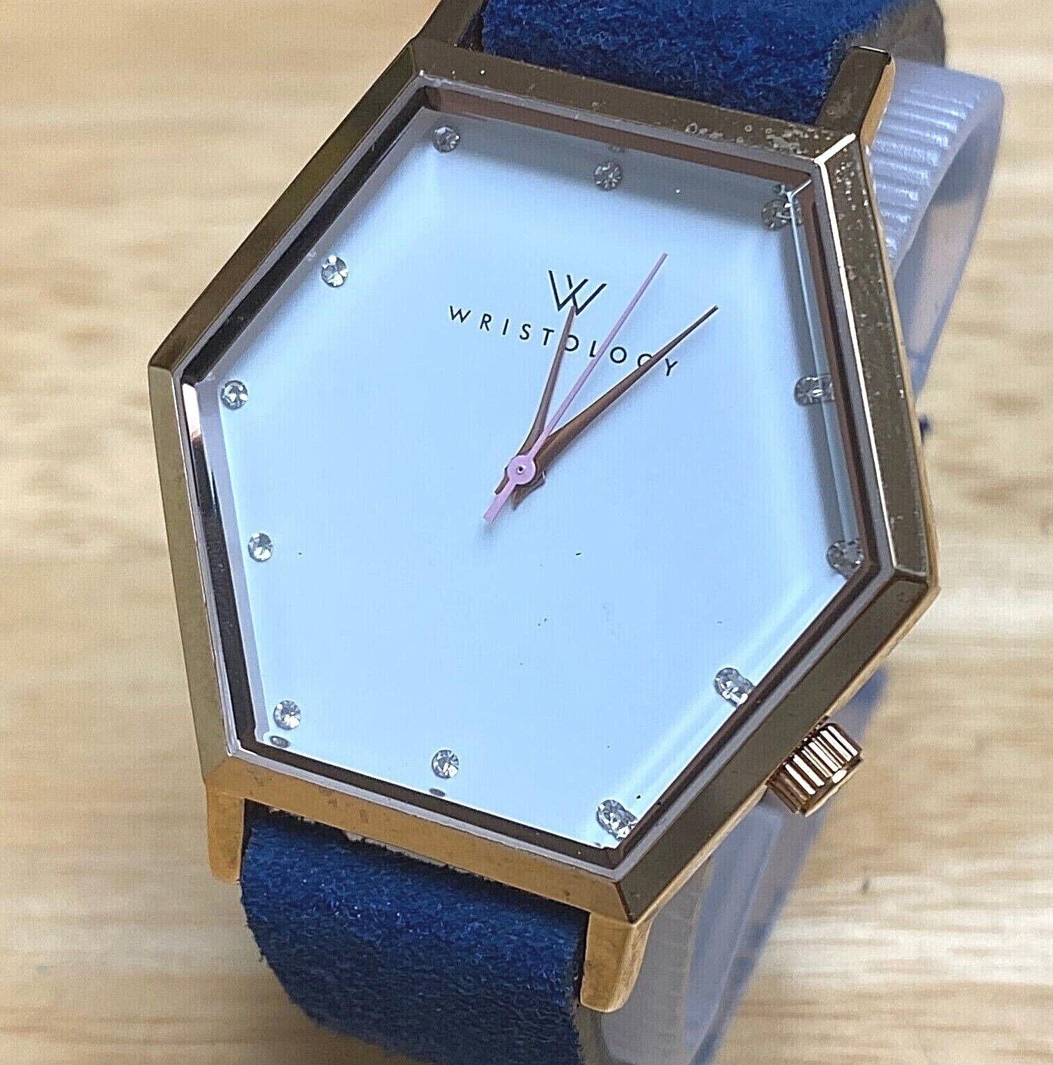 Wristology | Accessories | Wristology Styles Crystal Watch Leather Band  Easy To Read Untested | Poshmark