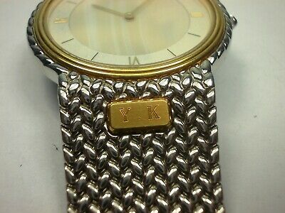 SEIKO CREDOR HATTORI 18K/SS QUARTZ MEN'S WATCH, 5A74-0240