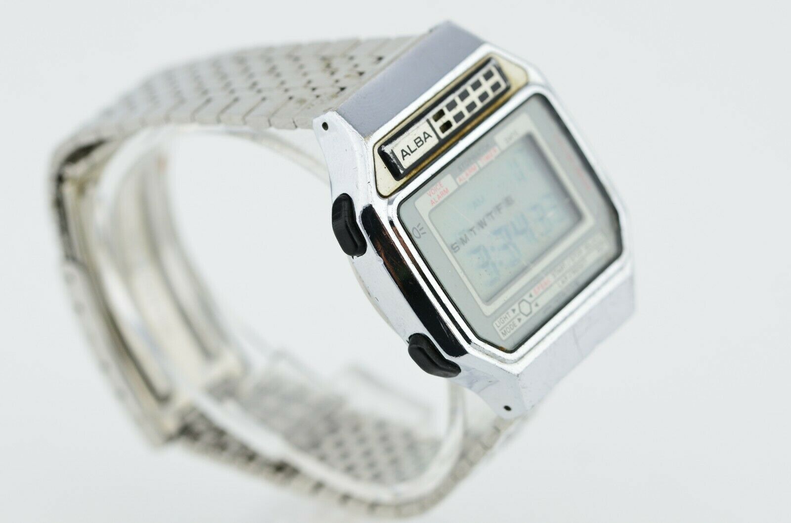 Vintage Seiko Alba Digital Alarm Chronograph Watch Y823-5000 Japan