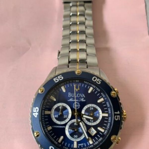 Bulova Marine Star Chronograph C9333006 Men’s Watch WatchCharts