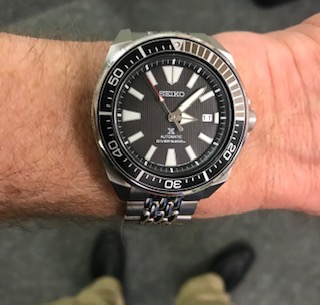 Seiko Samurai Prospex SRPB51 on new Uncle Seiko Beads of Rice