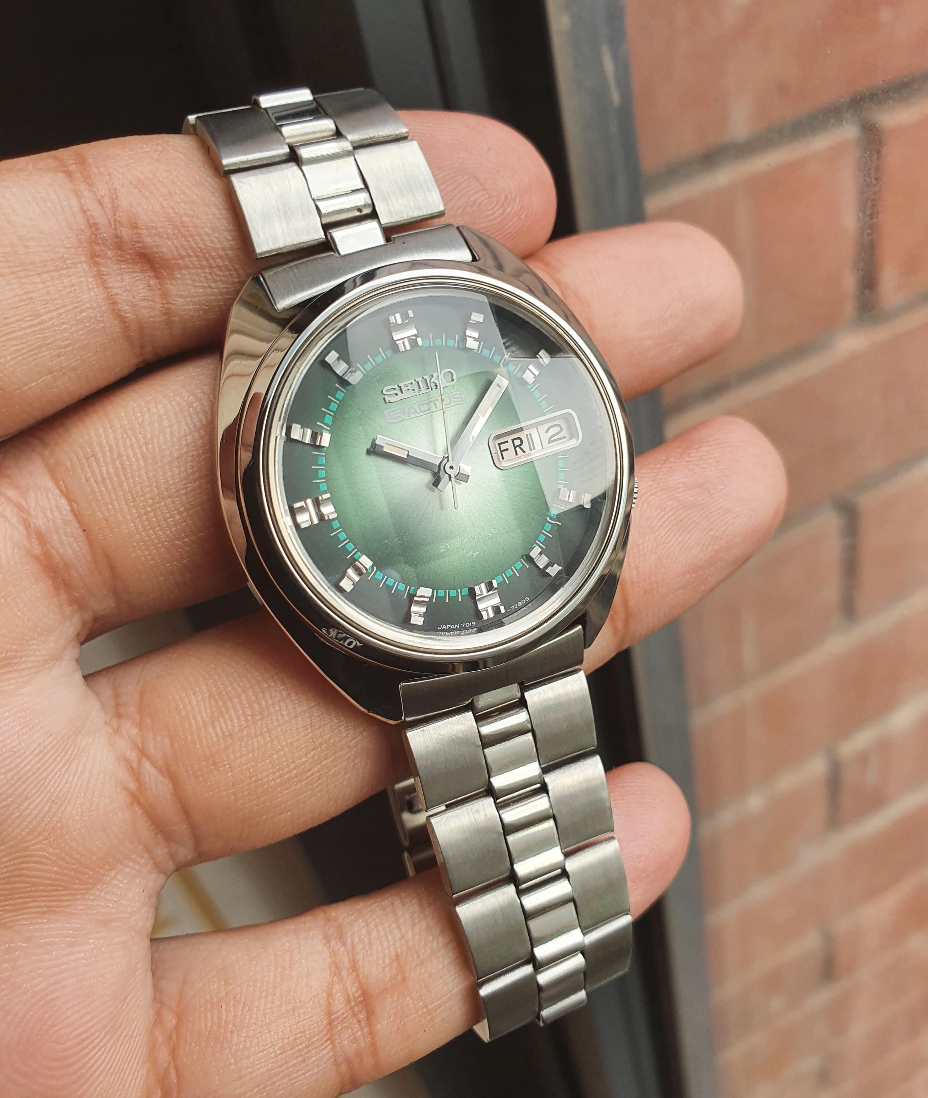 WTS Seiko Actus Green JDM Watch 299 Shipped Serviced