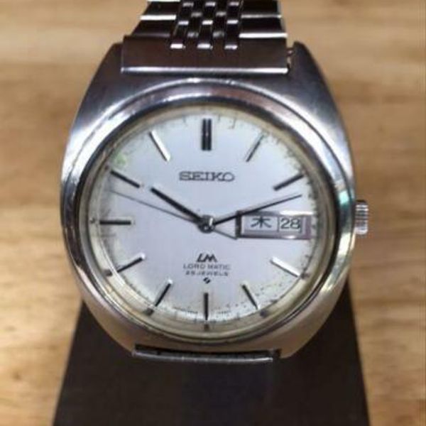 Seiko LordMatic Automatic 5606-7140 Day Date Vintage Men's wl8488 ...