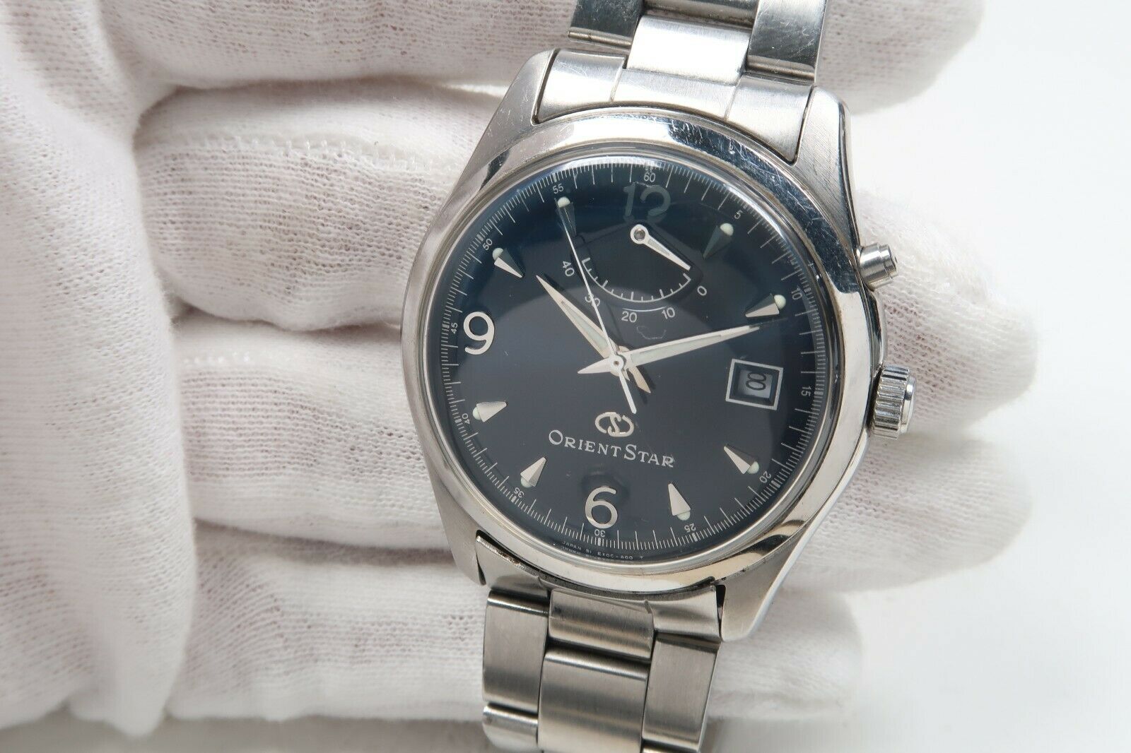 ORIENT STAR AUTOMATIC POWER RESERVE EX0C-C0 CS STAINLESS Mens