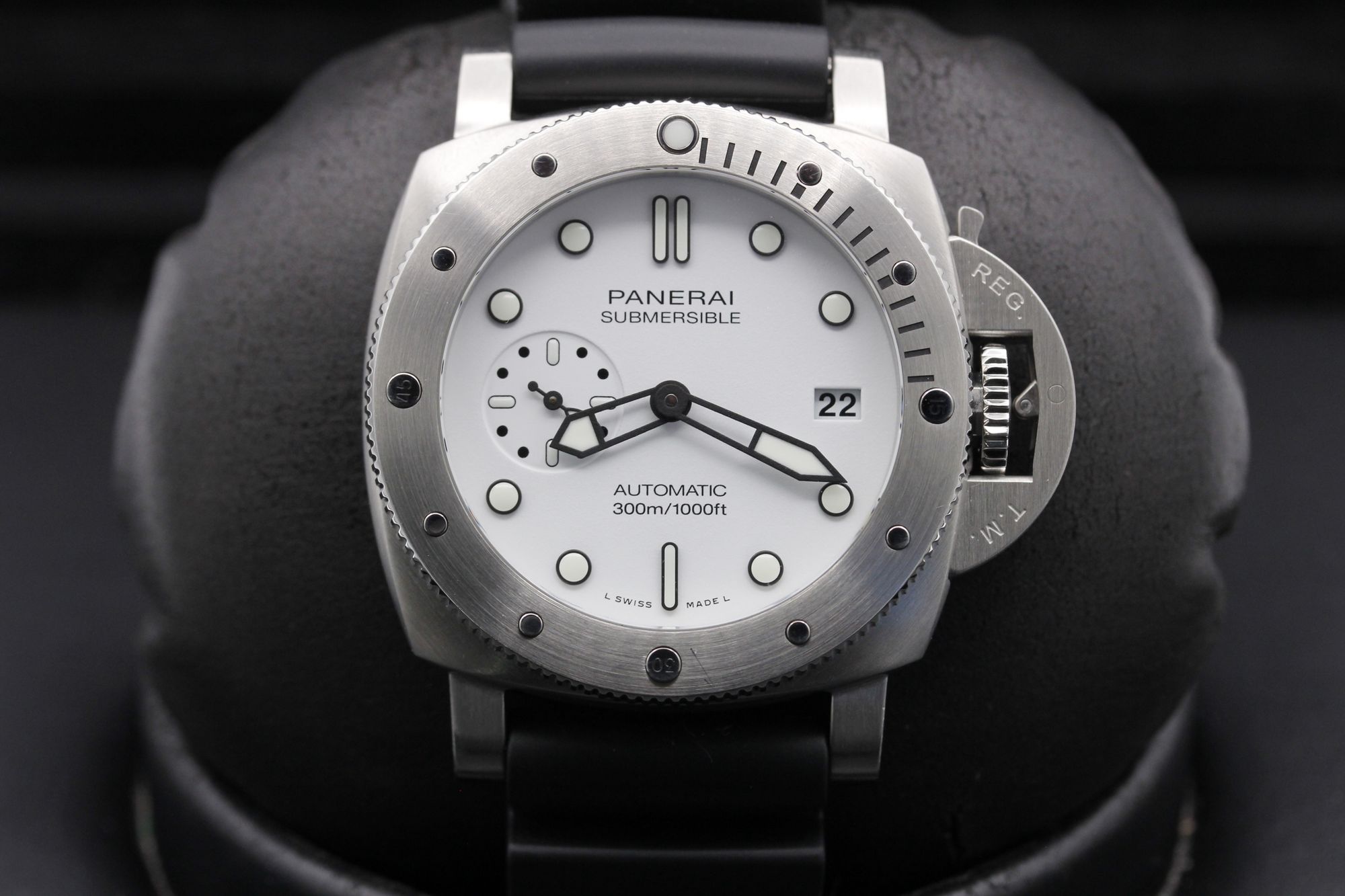 FSOT Panerai Submersible 42 Bianco PAM 1223 White Stainless