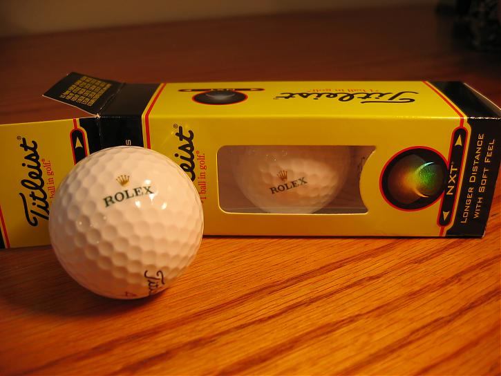 Rolex discount golf ball