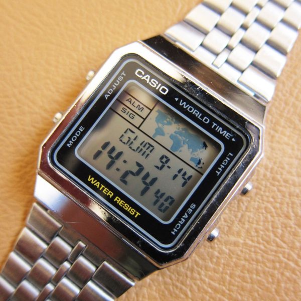 CASIO [3437] A500W World Time Digital Watch | WatchCharts Marketplace