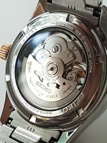 Seiko Presage 4R38 00D0 Automatik 24 Jewels Handaufzug