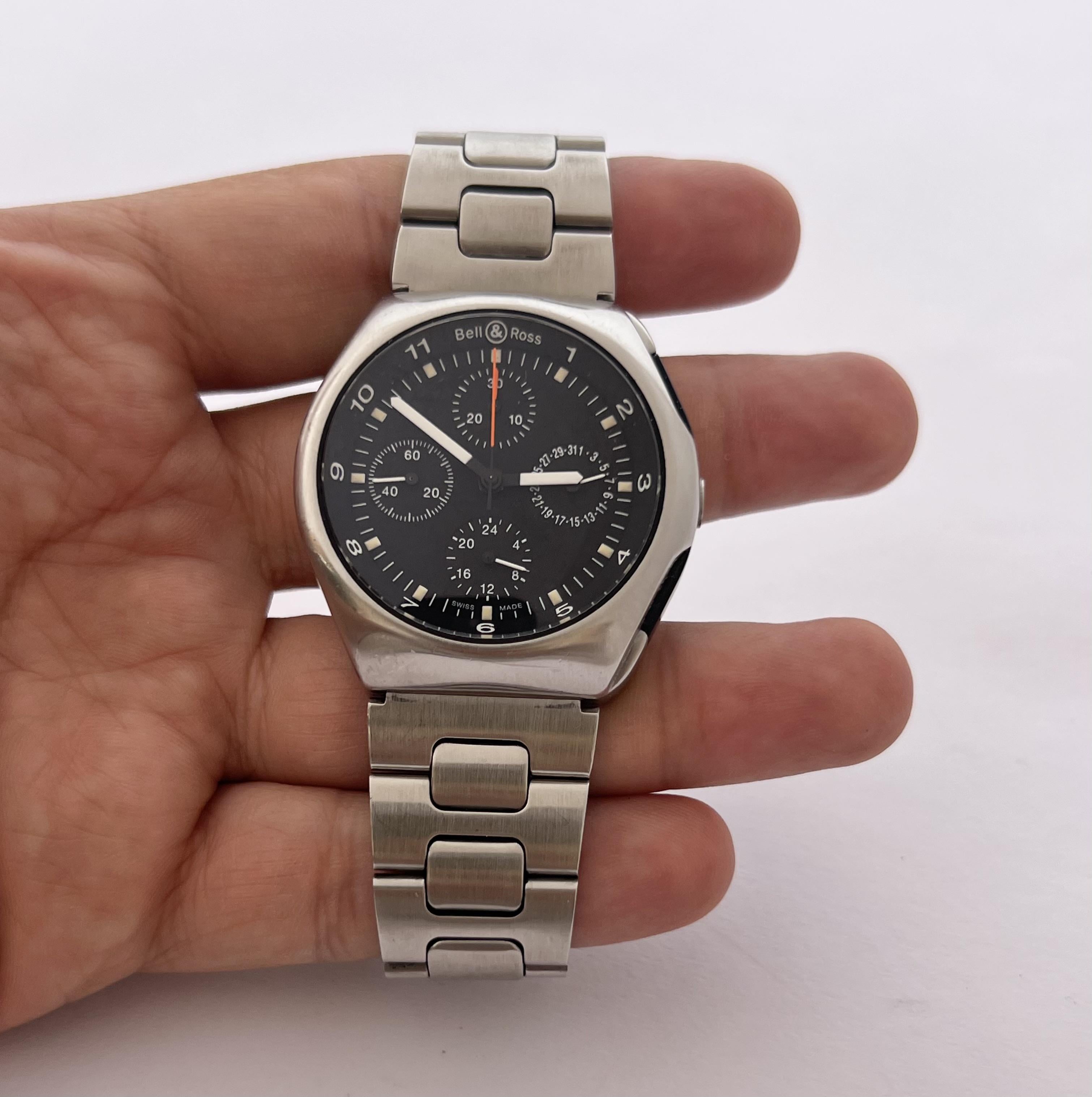 WTS Bell Ross SPACE 3 GMT Titanium 42mm 24HR Automatic Men s