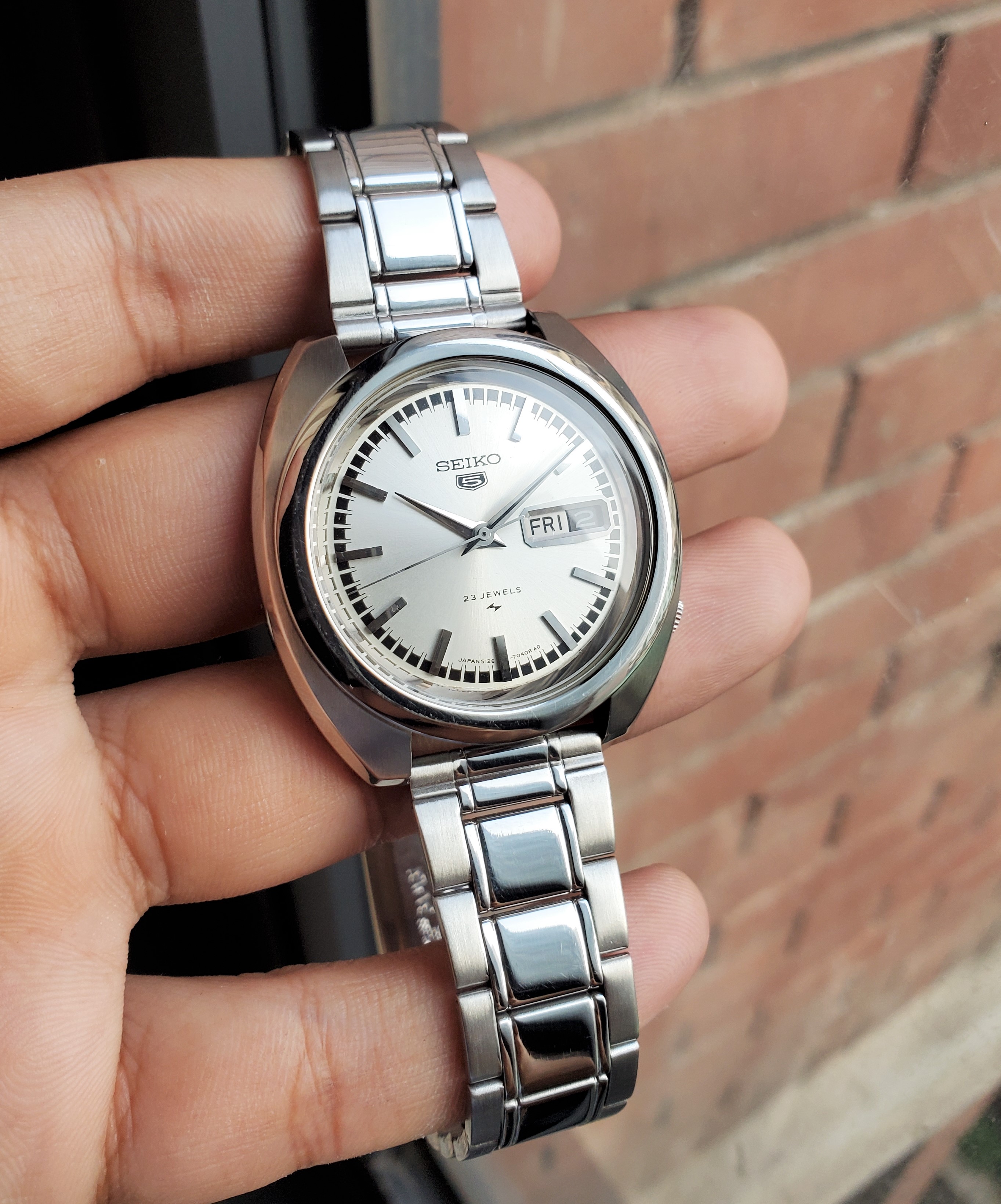 [WTS] Seiko White Sunburst 1969 Jumbo SERVICED JDM Rare Watch 5126-7020 ...