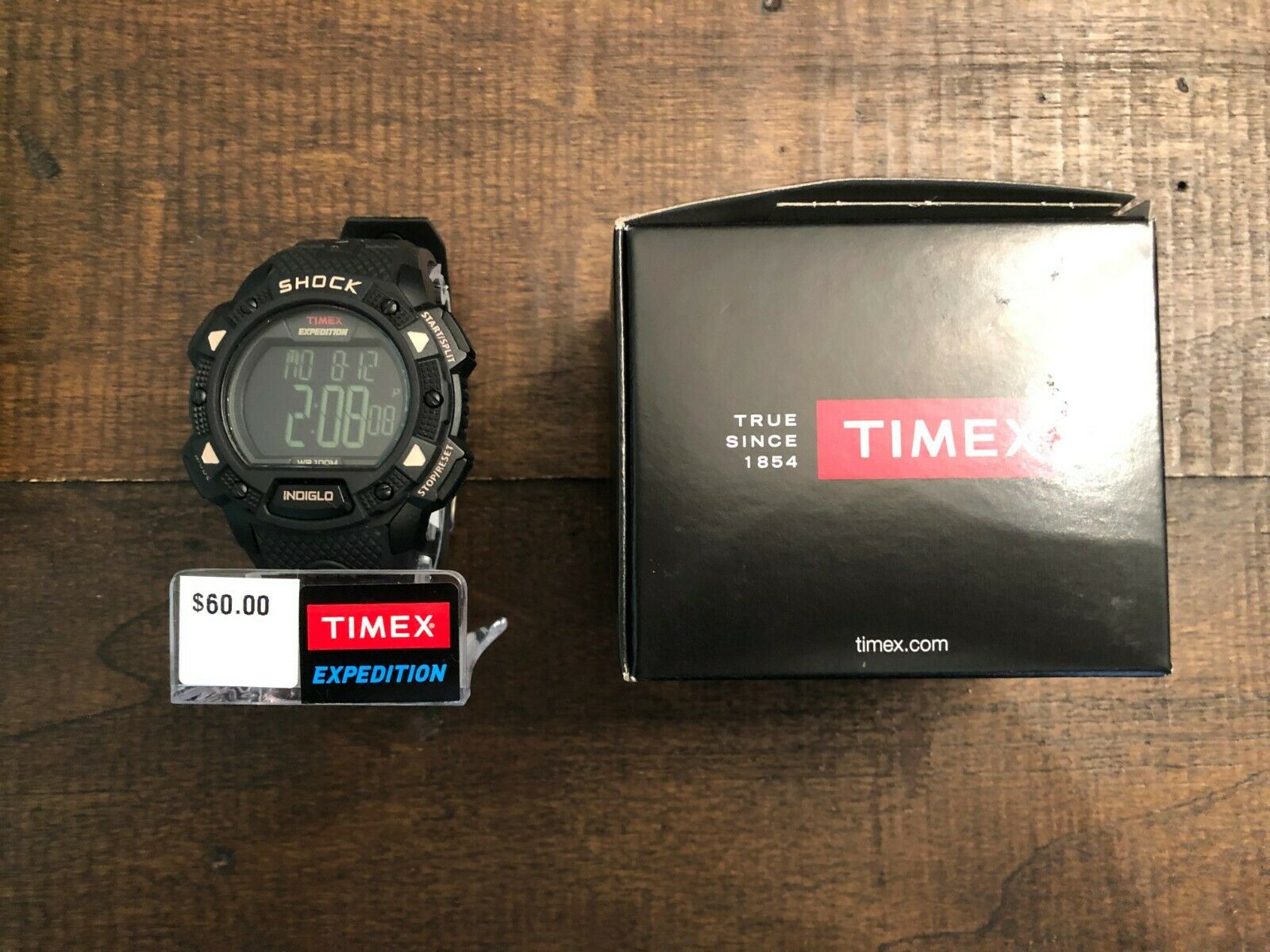 Timex men's expedition digital shock cat resin strap online watch