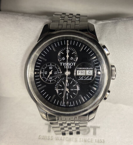 Tissot 1853 Chronograph Le Locle L168 268 Auto Day Date Gents