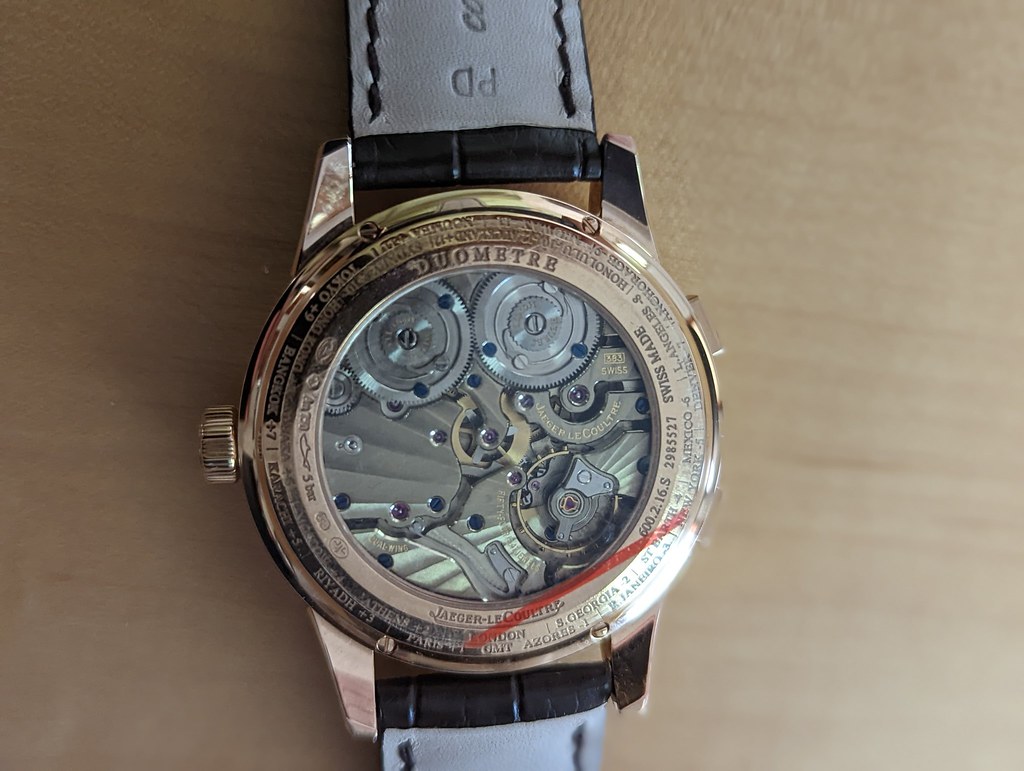 FSOT JLC Jaeger LeCoultre Duometre Unique Travel Time Rose Gold