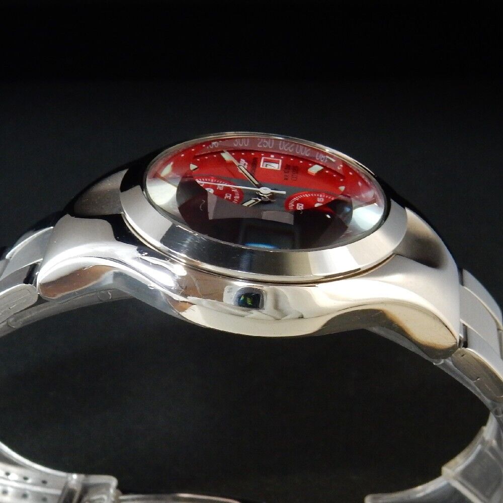 Citizen OXY Space Jack 1998 Vintage Chronograph Quartz Mens Red