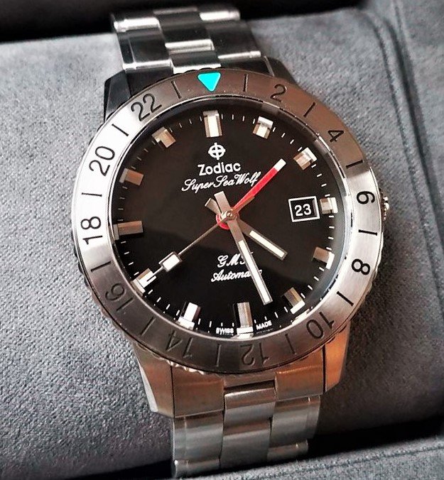 FS Listed for a quick sale Zodiac Super Sea Wolf GMT ZO9405