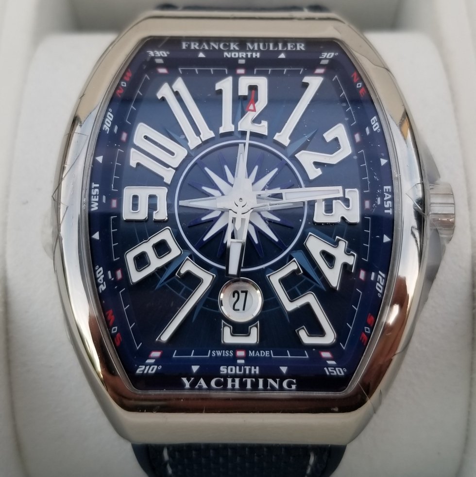 BNIB Franck Muller Vanguard Yachting Blue dial WatchCharts