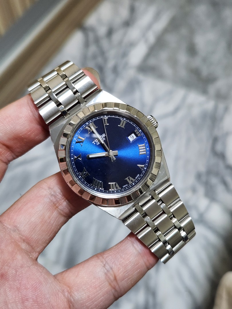 Tudor royal 38mm discount blue