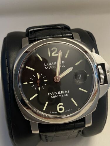 PANERAI LUMINOR MARINA PAM 00104 OP 6690 40MM MENS WATCH WatchCharts