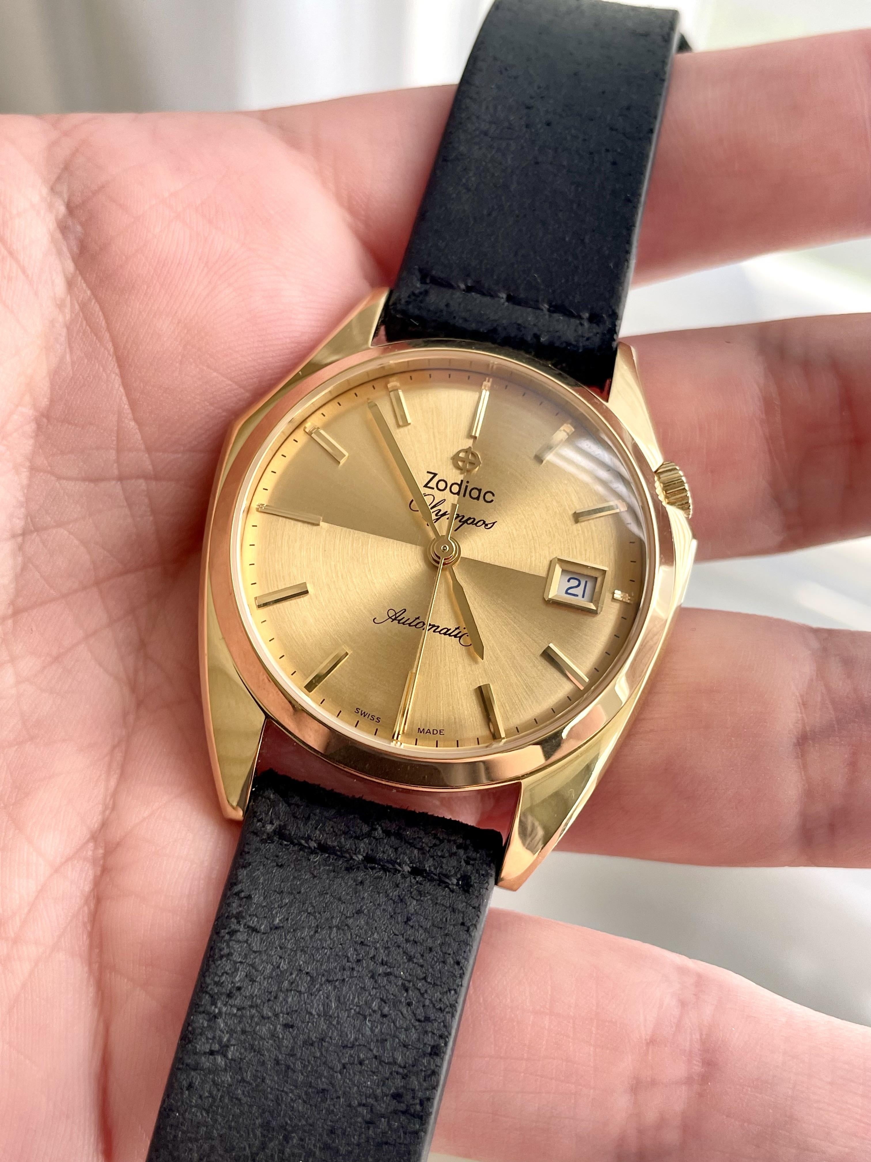 WTS] Zodiac Olympos Gold Automatic 37.5mm ZO9703