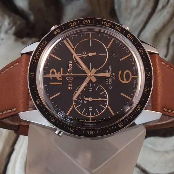 Fly Back Rocke FS: Bell & Ross Vintage BR 126 GMT Flyback BNIB ROCK BOTTOM ...