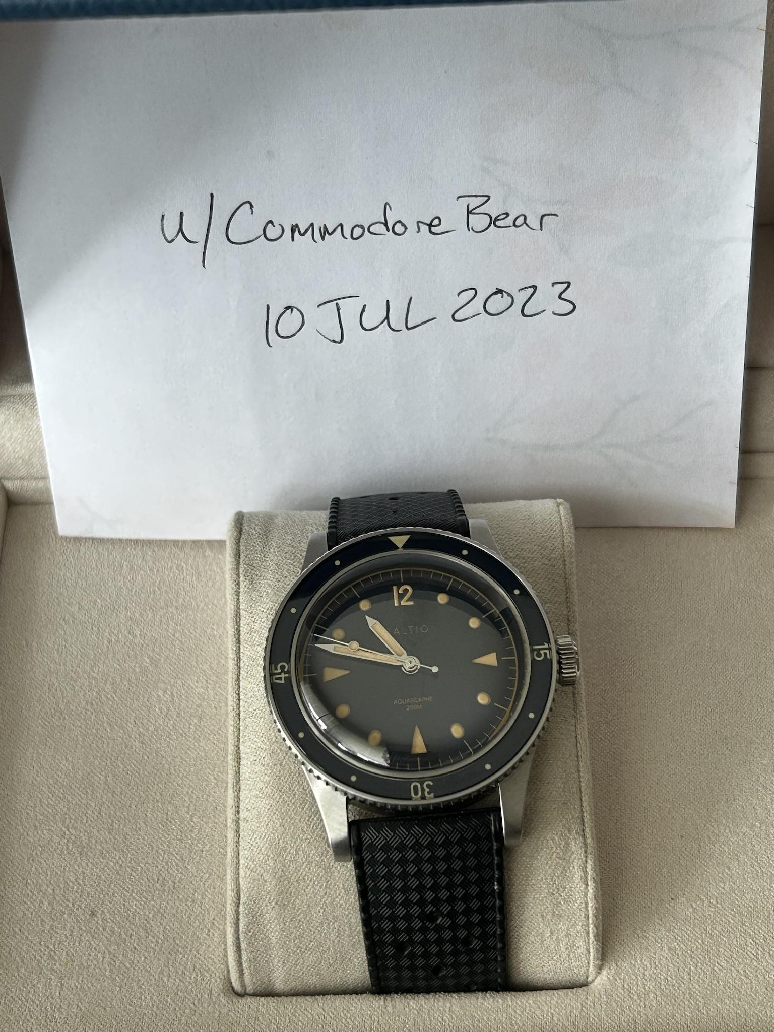 WTS] Baltic Aquascaphe Blue Gilt | WatchCharts Marketplace