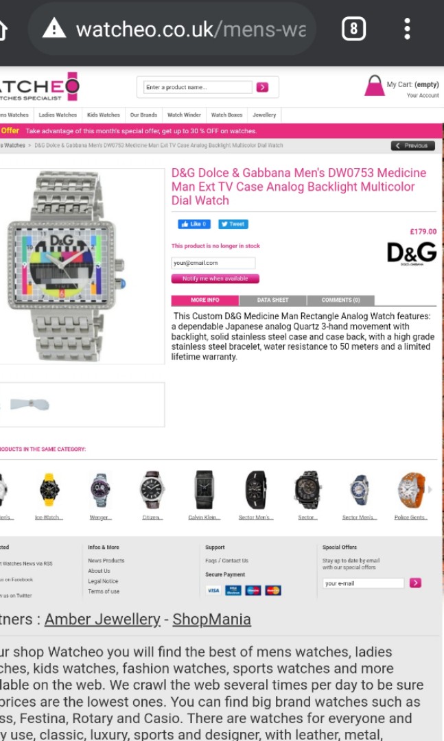 楽天市場】D&G ドルガバ メンズ 腕時計MEDICINEMAN メディスマン