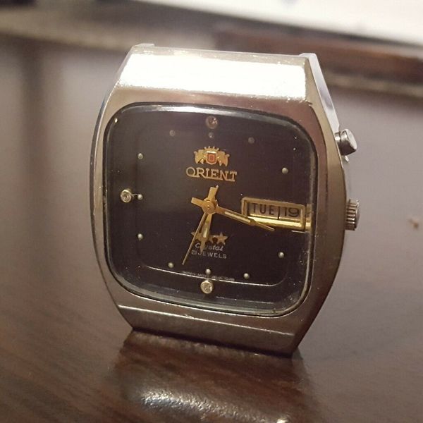Vintage Japan Men's Watch Orient Crystal 21 Jewels Automatic