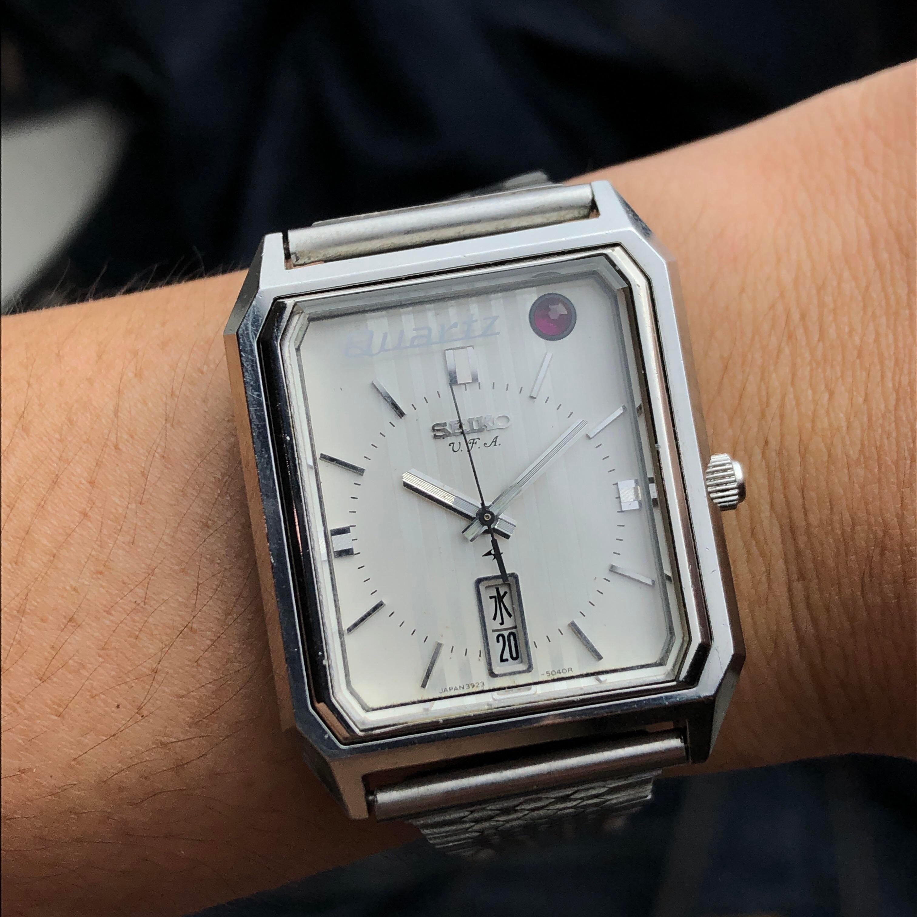 SEIKO セイコー V.F.A 3923-502A クォーツ メンズ 腕時計 JA-0765| セイコー SEIKO 39クォーツ v.f.a. VFA 3923-502A セコンド