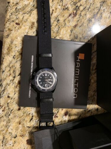 hamilton khaki aviation pilot pioneer aluminium h80495845