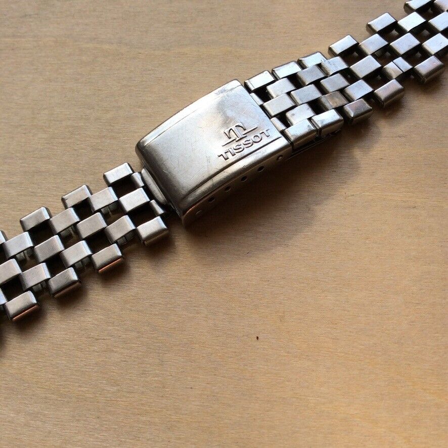 Vintage Swiss Gay Freres Tissot Stainless Steel Watch Bracelet for