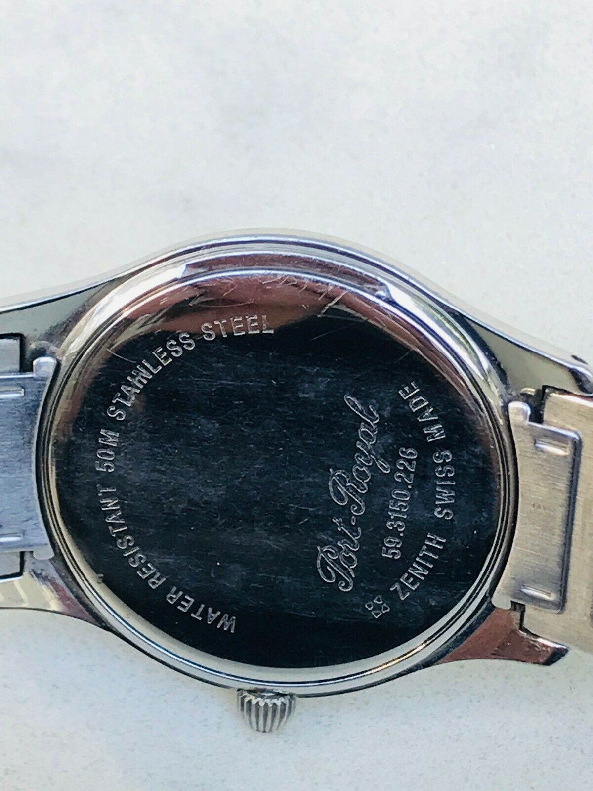 Zenith Port Royal 59.3150.226 Date 2T ALLSS Mens Quartz Watch