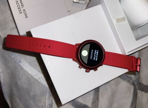 Michael kors smartwatch on sale red