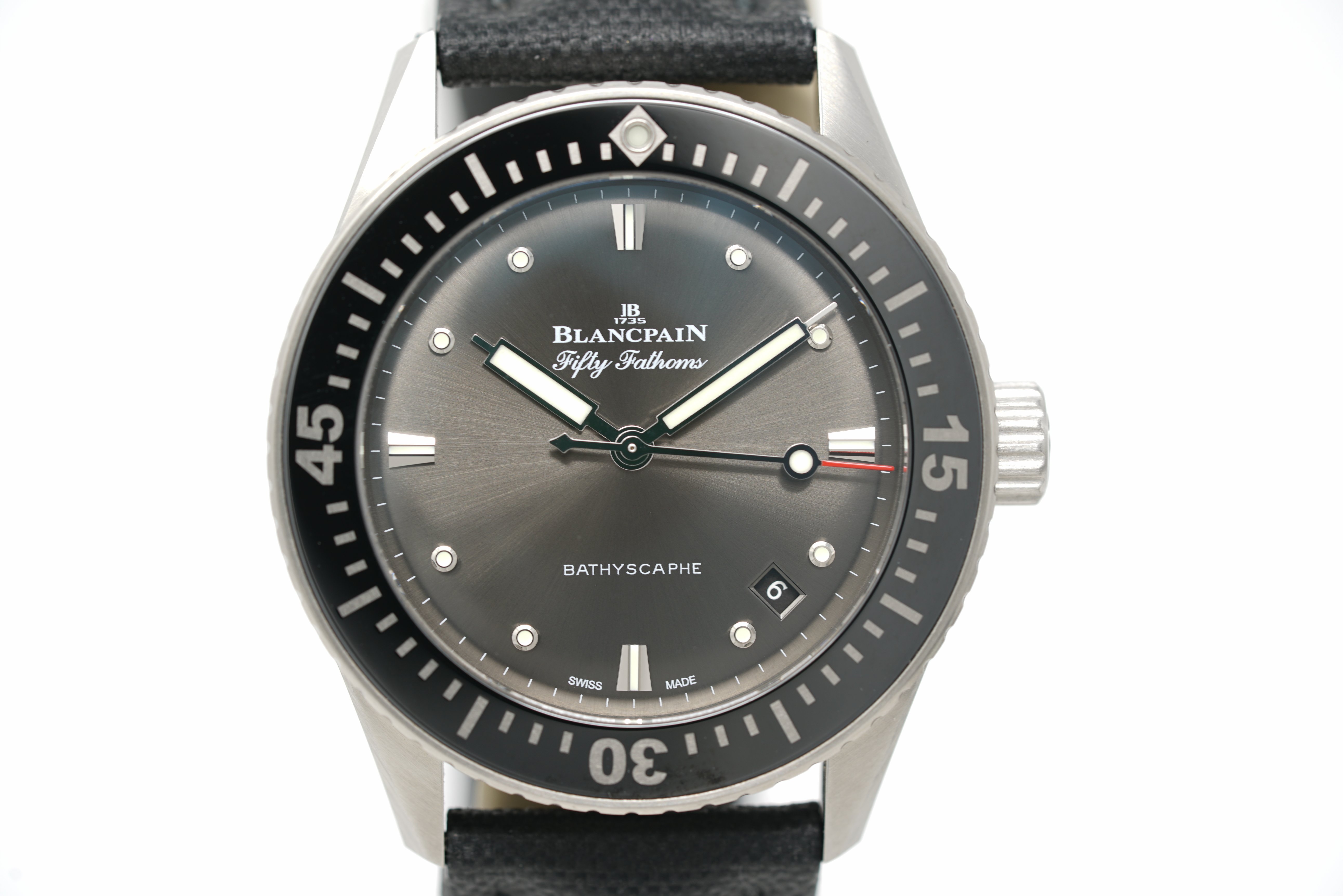 FS Pre Owned Blancpain Fifty Fathoms Bathyscaphe 5100B 1110 B52A