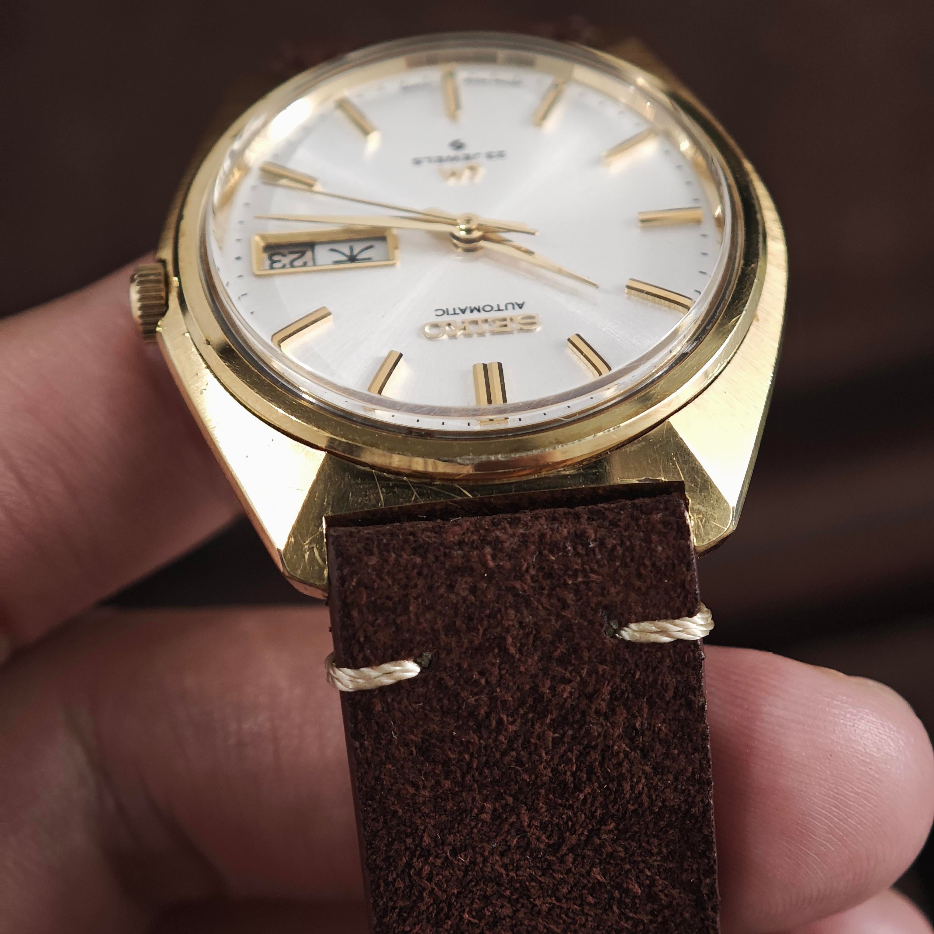 WTS] Vintage Seiko Lord Matic 5606-7000 Gold Plated | Metal 