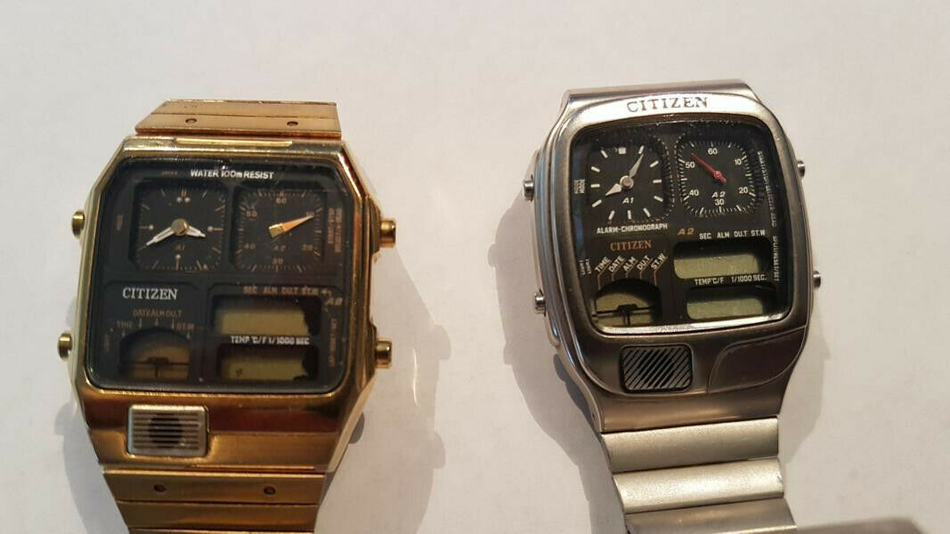 Citizen Ana-Digi Temp 8988-001920 Hst + Citizen Ana-Digi Temp 8982
