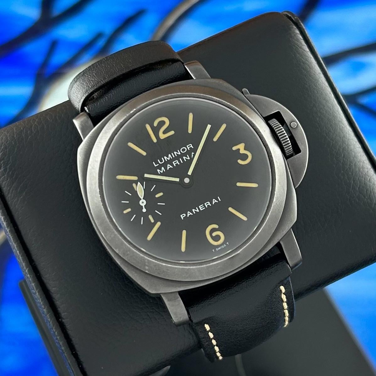 WTS PANERAI PAM00004 RARE Tritium Dial B Series PVD Stainless