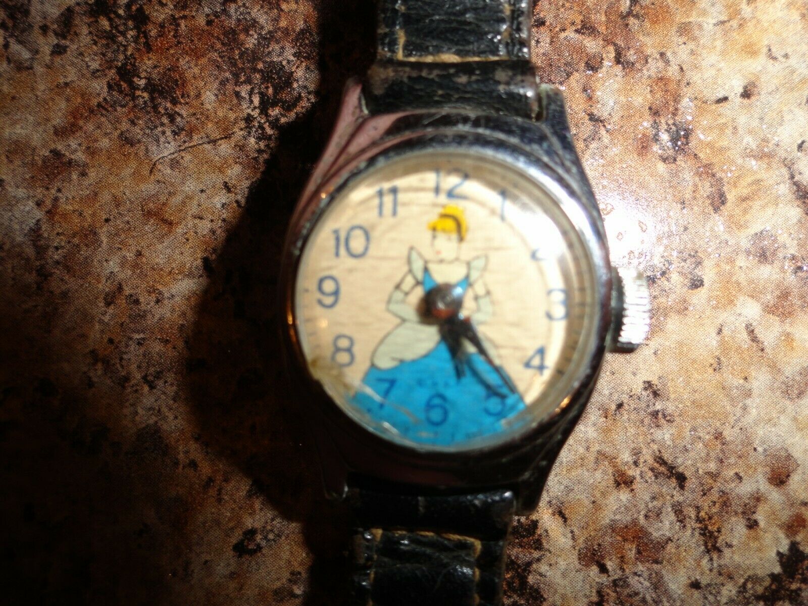 gold colored Cinderella watch, Swiss Made, no band / not working | eBay