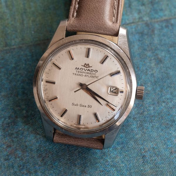 Vintage Movado Transatlantic Movado Sub Sea 50 WTS] Movado Sub-Sea