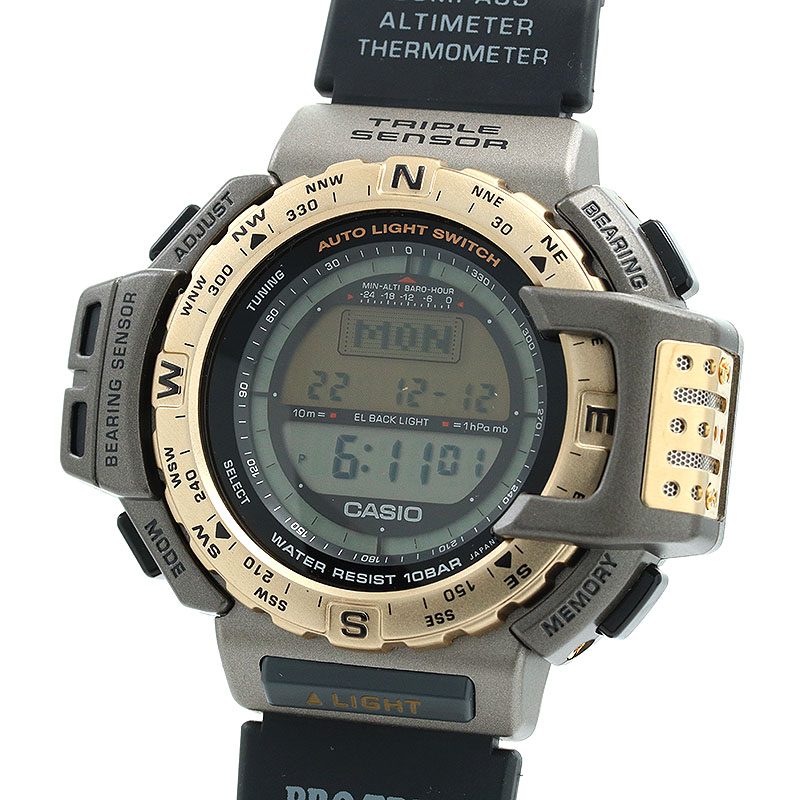 Casio [CASIO] PROTREK PRT-400 Men's Silver Stainless Steel 