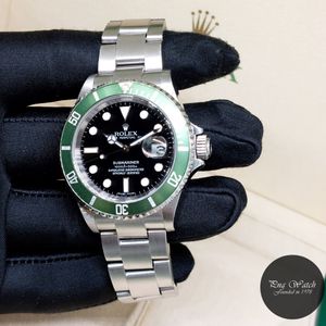 Rolex Submariner 40mm 16610 Rolex Black Oyster Kermit